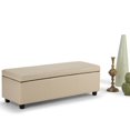 thumbnail image 4 of WyndenHall Franklin Large Rectangular Storage Ottoman Bench, 4 of 7