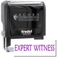 thumbnail image 1 of Large Self-Inking Expert Witness Stamp, Trodat Printy 4913, Press and Print Stamping, Impression Size 7/8" x 2-1/4", Up to 10,000 Impressions - Purple Ink, 1 of 10