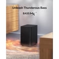 thumbnail image 3 of ULTIMEA Barra de sonido envolvente virtual 5.1, potencia máxima 320 W, sistema de sonido envolvente, barra de sonido de cine en casa para Smart TV con altavoces envolventes ajustables y subwoofer, bar, 3 of 5