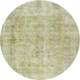 thumbnail image 1 of Ahgly Company Indoor Round Traditional Brown Persian Area Rugs, 4' Round, 1 of 6