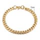 thumbnail image 1 of Vnox 3-11mm Chunky Miami Curb Chain Bracelet para hombres, acero inoxidable Cuban Link Chain Wristband Classic Punk Heavy Male Jewelry Dengxun unisex, 1 of 2