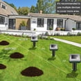 thumbnail image 3 of Billuyoard Repelente de ratones ultrasónico con energía Solar, 1/2/4 Uds., para exteriores, patio, jardín, topo, plagas, roedores, repelente de plagas, Repelente de insectos y plagas 2 piezas Billuyoard HA006414-02B, 3 of 6