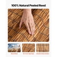 thumbnail image 2 of KFFKFF Natural Reed Fence Panels, 4 ft x 16.4 ft, Set of 3 Decorative Rolls for Outdoor Use, Privacy Screen for Balcony, Patio, Garden, Backyard Divider, 2 of 9
