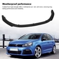 thumbnail image 4 of Front Bumper Lip Splitter Kits High Strength ABS Spoiler Diffuser for MK6 R20 R 2008-2013, 4 of 7