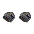thumbnail image 2 of Tuque Style Bohème Hijab Imprimé Floral Turban Protection des Oreilles Bonnet Bleu Floral Ensemble de 2, 2 of 6