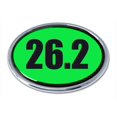 thumbnail image 1 of 26.2 Green Marathon Running Car Emblem, 1 of 3