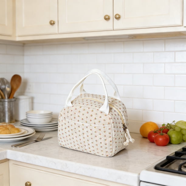 Insulated Lunch Box Bag High-end Portable Lunch Box Bag Outdoor Portable Large Capacity Portable Lunch Bag Storage Bag