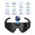 thumbnail image 5 of Wiher Smart Camera Glasses, 4k POV Sports Glasses HD Recording Video, Cycling Action Sunglasses, Wearable Audio Take a Picture Wireless Photography Shooting VCR，Suitable for Men and Women(Black), 5 of 8