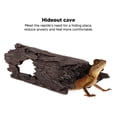 thumbnail image 4 of Reptile Log Hideaway, Résine Grande Taille Large Application Tronc d'Arbre Reptile pour Poisson, 4 of 8