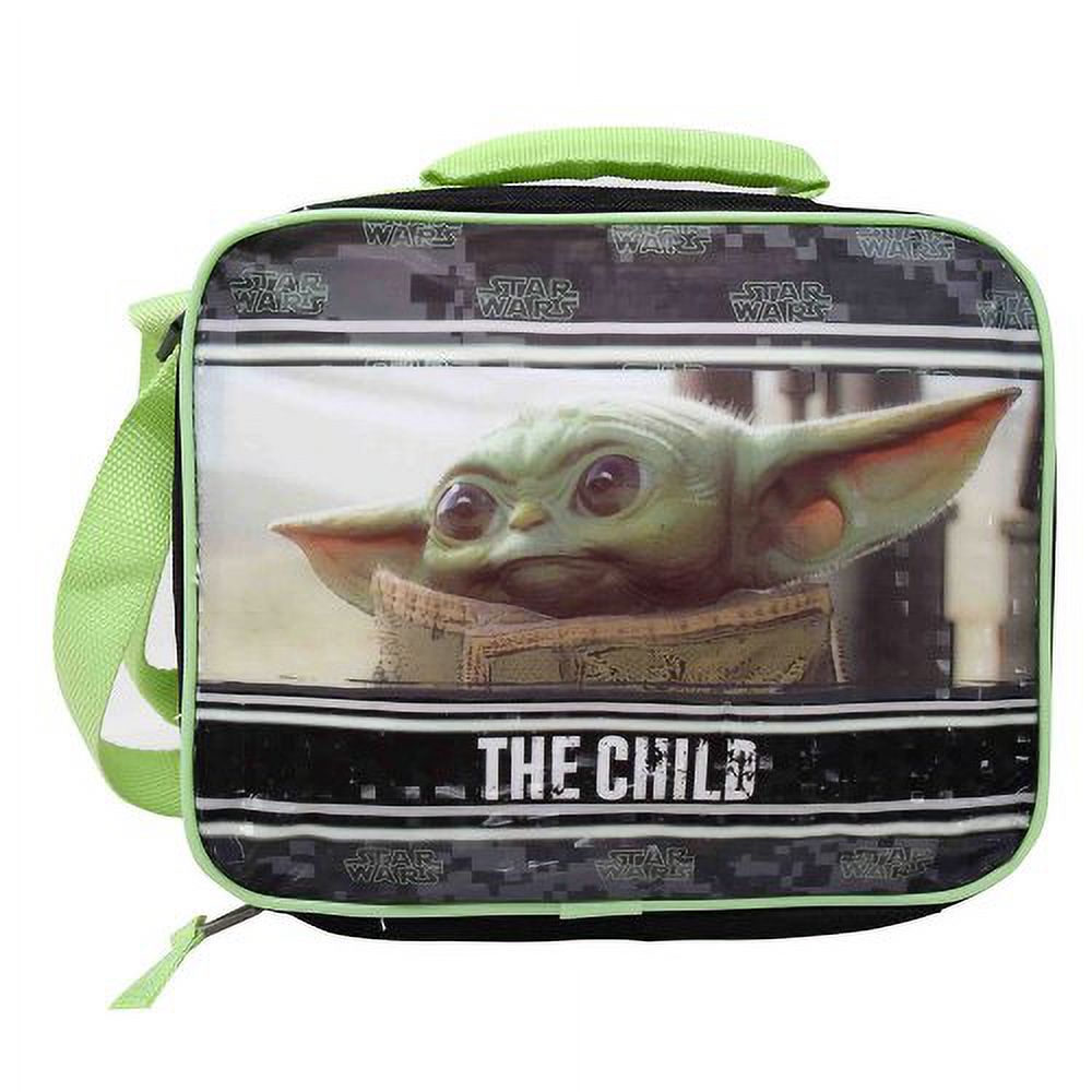 Star Wars "The Child" Baby Yoda 11" Plain Front Mini Backpack Plus Lunch Bag - image 2 of 2