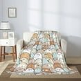 thumbnail image 2 of Sikiie Lovely Bear Cozy Flannel Fleece Throw Blanket: Lightweight & Thick for All Seasons - Perfect for Women, Men, & Kids"80"x60", 2 of 6
