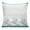 Turquoise, variant on Throw Pillow Covers 18x18 Inch, Blue Coastal Shell Decorative Pillow Cases for Couch Sofa Bed, Nautical Starfish Seahorse Conch Cotton Linen Square Home Decor Pillowcases with Hidden Zipper