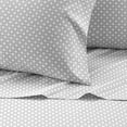 thumbnail image 3 of Chic Home Cayden 4-Pc Grey Sheet Set, Queen, 3 of 5