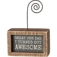 thumbnail image 2 of Primitives Great Job Dad Photo Block, 2 of 2