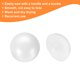 thumbnail image 5 of Uxcell 50pcs Botones de Plástico 0.79" Botón de Costura con Shank, Blanco, 5 of 7