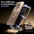 thumbnail image 2 of Allytechgroup Luxury Alloy Frame iPhone 14 Pro Case with Magnetic Ring, Slim Matte Full Camera Protection Anti-Fingerprint Phone Case Cover for Apple iPhone 14 Pro,Titanium, 2 of 6