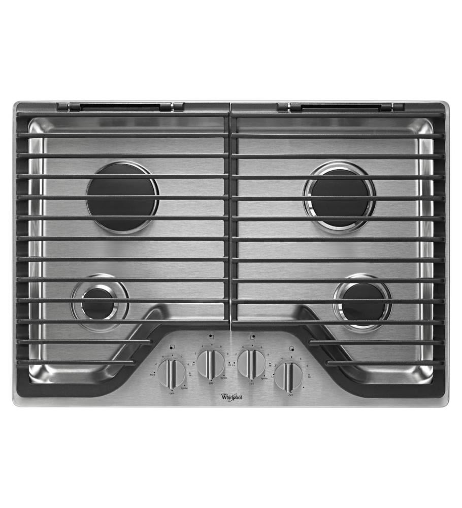 Whirlpool Wcg75us0ds Wcg75us0ds 30 Stainless 4 Burner Gas Cooktop