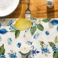 thumbnail image 3 of Sm:)e 72" x 13" Lemon Iris Summer Table Runner, 3 of 6