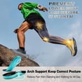 thumbnail image 5 of OrthoComfoot Men's Wide Orthopedic Plantar Fasciitis High Arch Support Shoes: Comfortable Trail Running Shoes for Walking & Hiking, Orthotic Tennis Sneakers for Flat Feet and Foot Pain Relief, 5 of 9