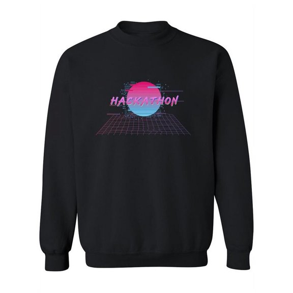 Hackathon, Vaporwave Sweatshirt Women -Image by Shutterstock, Female 5X-Large
