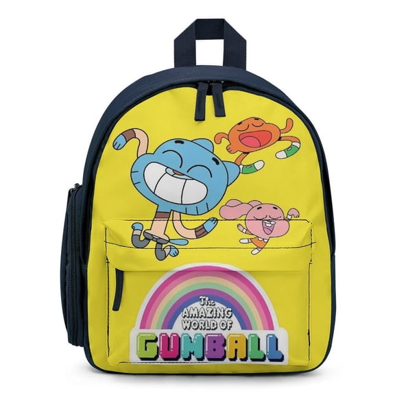The Amazing World of Gumball Cute Cartoon backpack travel bag adjustable shoulder straps One size