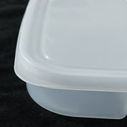 Divided Veggie Tray with Lid Vegetable Storage Square Appetizer Relish Serving Platter with 5/6 Compartment Snack Container