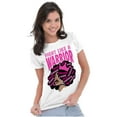 thumbnail image 3 of Fight Like A Warrior Black Woman Womens Fitted Plus Size Graphic Tee Brisco Brands 2X, 3 of 5