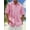 Pink, variant on Mens Hawaiian Shirt Short Sleeve Button Down Tropical Shirts Casual Floral Summer Beach Shirt Pink L