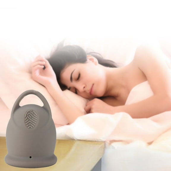 Ruanlalo Menstrual Cup with Pull Ring Ergonomic Design Flexible Leak-proof Easy Removal Tampon Pad Alternative Reusable Soft Silicone First Period Cup for Girls Women-Grey,S