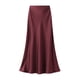 thumbnail image 1 of Falda de satén de cintura alta para mujer - Vestido elegante con cremallera y corte en A - Poliéster - M-XL, 1 of 2