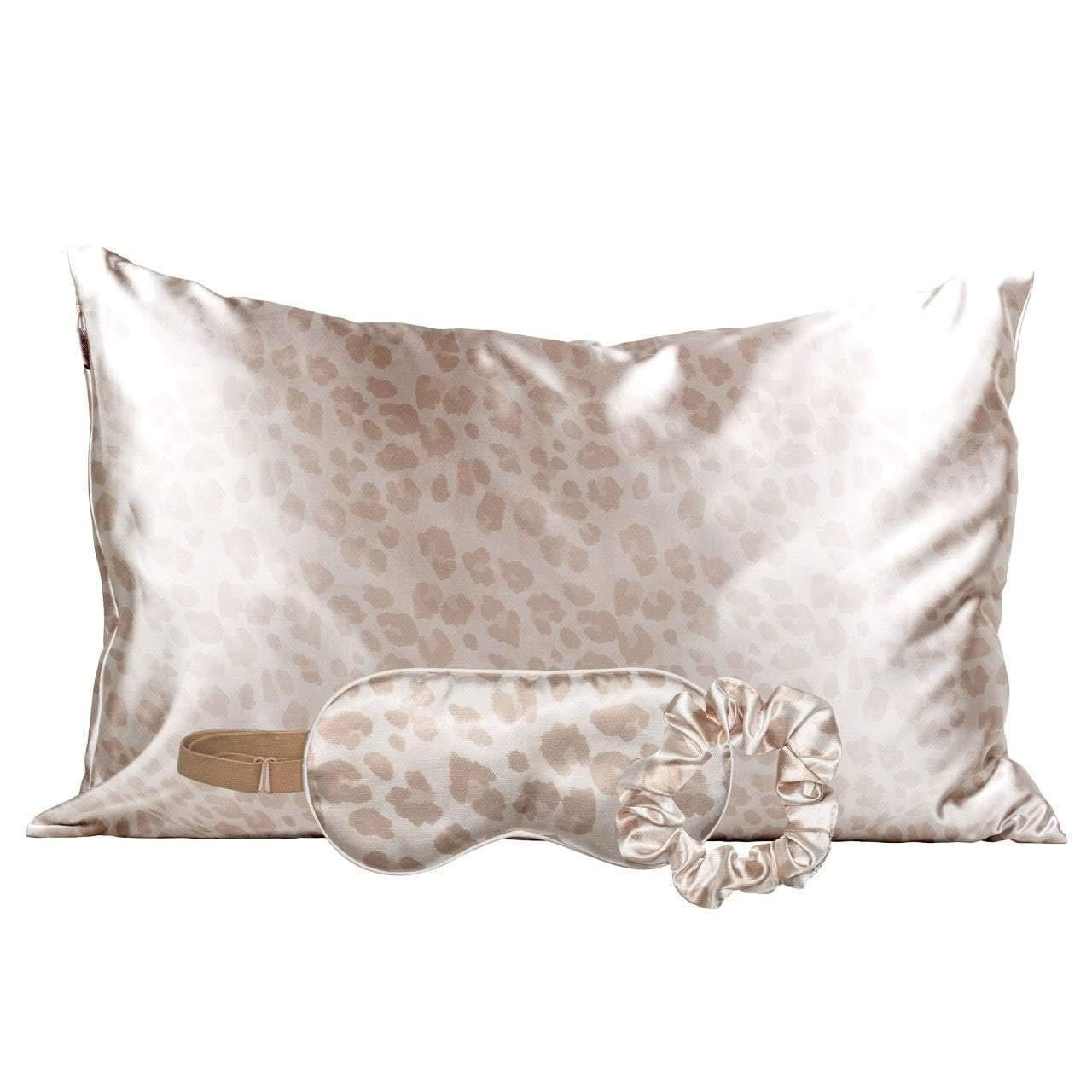 Kitsch Kitsch Satin Sleep Set Includes 1 Satin Pillowcase, 1 Satin Eye Mask, and 1 Satin