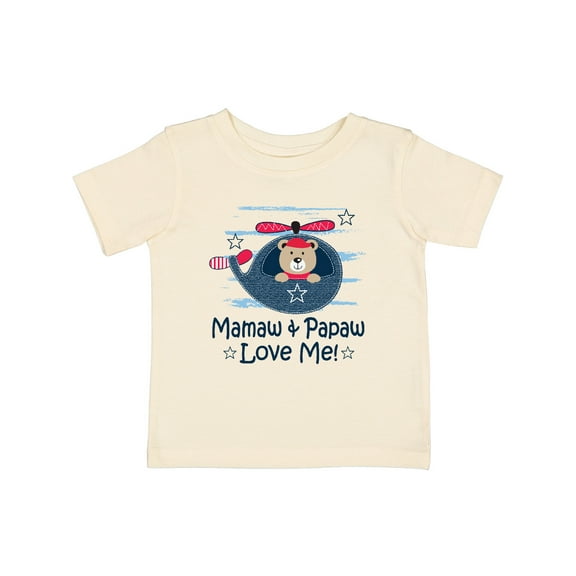 Inktastic Mamaw and Papaw Love Me Boys Baby T-Shirt