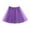 Purple, variant on Riforla Women's Tutu Skirt Adult Dance Dkirt Triple Star Sequined Mesh Skirt Womens Skirts Yellow One Size