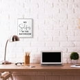 thumbnail image 2 of Stupell Industries No Selfies Funny Word Bathroom Black And White Design Gray Farmhouse Rustic Framed Giclee Texturized Art by Lettered and Lined, 2 of 5