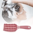 thumbnail image 2 of Unique Bargains 1 Pc Long Handle Hair Shampoo Brush for Head Massage 8.27"x2.76"x0.87" Pink, 2 of 6