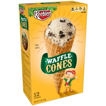Keebler ice cream sundae waffle cones, 12 ct, 5 oz