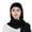 Black-1, variant on Wovix Ready To Wear Hijab for Women Instant Turbans Soft Scarf Clothes Long Solid Color Soft Lightweight For Daily Stretch Head Scarf