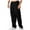 Black, variant on JHLZHS Men's Sweatpants Open Leg Men's New Pocket Overalls European Men's Sweatpants Casual Drawstring Straight Trousers Dress Pants for Men Stretch Fit Sweatpants for Men Open Bottom