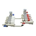 thumbnail image 4 of EQCOTWEA 4-Branch PEX Radiant Floor Heating Manifold Set Floor Heating Water Distributor Pipe Fittings Stainless Steel, 4 of 10