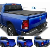 Tyger Auto T1 Soft Roll-up Truck Bed Tonneau Cover Compatible with 2002-2008 Dodge Ram 1500; 2003-2009 2500 3500 | 6'4" (76") Bed | TG-BC1D9056