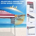 thumbnail image 6 of EAGLE PEAK 17" x 10" American Flag Pop up Instant Outdoor Canopy, 6 of 11