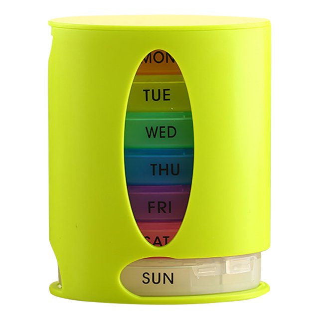 7PCS Pill Case Portable Weekly Large Capacity Pill Organizer Pill Storage Case