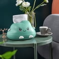 thumbnail image 4 of Home Office Hotel Cartoon Style Napkin Dispenser Dispensing Boxes Bathroom Refillable Paper Napkins Box Case Organizer Container Green, 4 of 9
