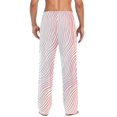 thumbnail image 4 of FORMRS Mens Pajama Pants with Pockets Soft Cotton Sleepwear Lounge Bottoms, Sizes S-2XL, Wavy Striped, 4 of 7