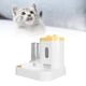 thumbnail image 3 of Dispensador De Agua Y Comida Para Mascotas, Comedero Automático Para Gatos De Diseño 2 En 1 Con Dispensador De Agua De 1 Litro Y Dispensador De Comida De 2 L, Ventana, 3 of 7