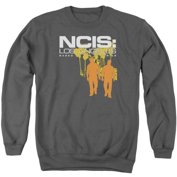 Ncis:La Slow Walk Adult Crewneck Sweatshirt Charcoal