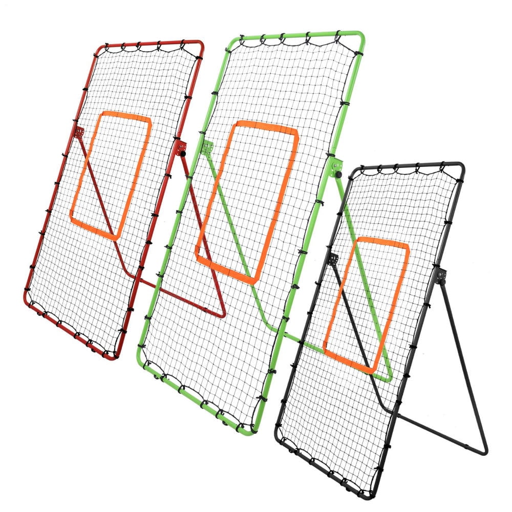 Tohu 5-Angle Adjustable 7x4ft Volleyball Rebound Net, 1.2mm Iron Frame & High-Density PE Practice Net for Home Training