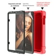 thumbnail image 4 of Galaxy Tab A 10.1 2019 Case, Dteck Heavy Duty Dual Layer Rugged Hybrid Shockproof Case With 360 Rotating Kickstand Handle Cover For Samsung Galaxy Tab A 10.1 inch 2019 Model SM-T510 T515, Red/Black, 4 of 9