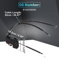 thumbnail image 4 of Actuador de cerradura de puerta eléctrica trasera derecha con cable para Hyundai Sonata 2011-2014 No.814203S000 Negro, 4 of 7