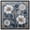 Black Frame, variant on Silvered Stamen Canvas Print Bathroom Wall Art by Art Remedy, Silver Frame, 30 x 30